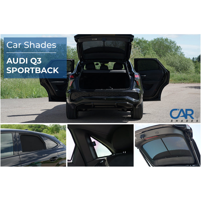 Car Shades, Solgardin, passer til Audi Q3 (FJN) Sportback (2025-), 6-dele