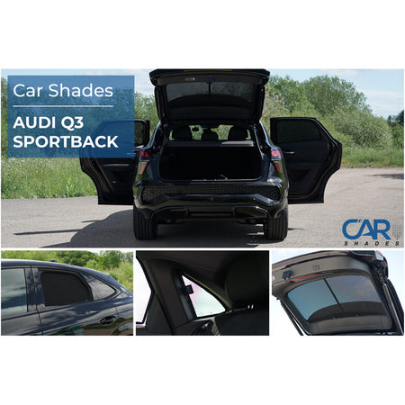 Car Shades, Solgardin, passer til Audi Q3 (FJN) Sportback (2025-), 6-dele