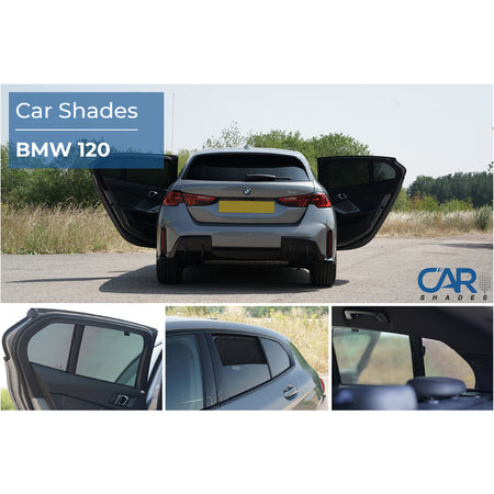Car Shades, Solgardin, bageste sidedøre, 4-pieces, passer til BMW 1-Series F70 5-dørs (2024-)