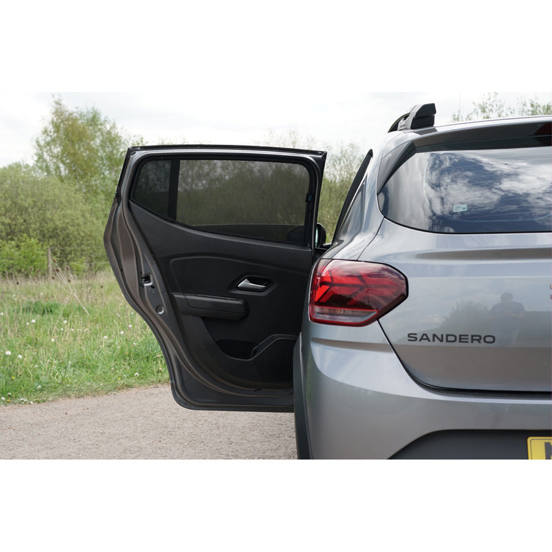 Car Shades, Solgardin, passer til Dacia Sandero/Stepway III 2021- (2-stk.)