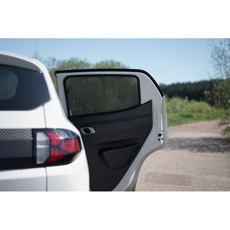Car Shades, Solgardin, Bageste sideruder, 2-dele, passer til Dacia Spring (EV) FL (2024-)