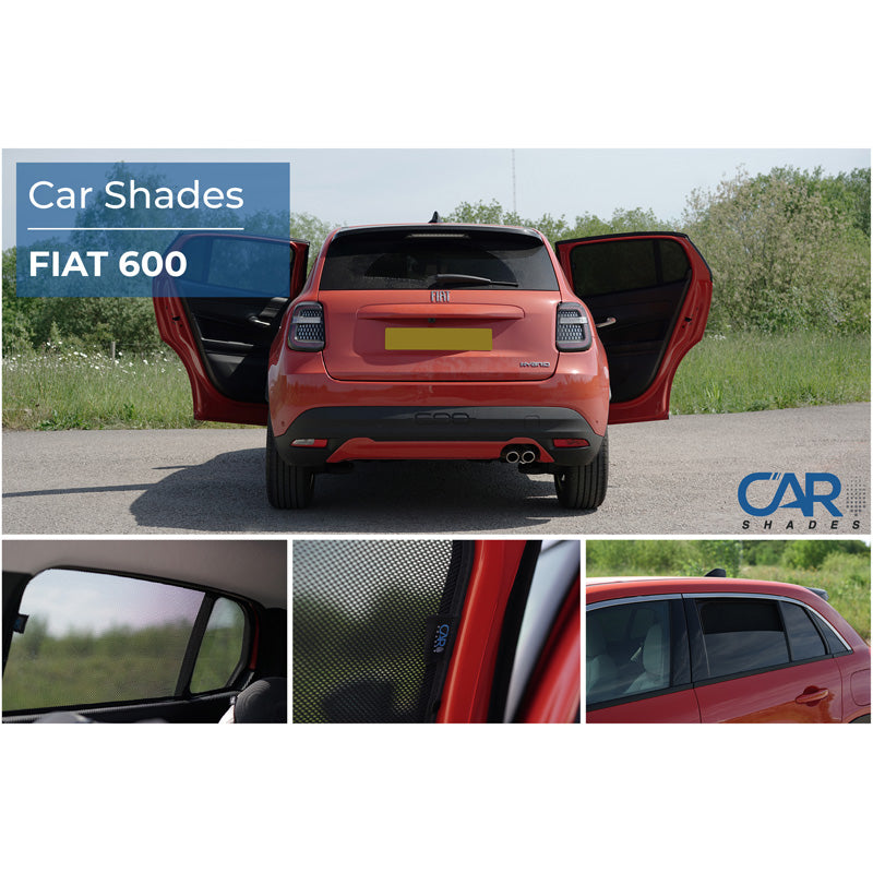Car Shades, Solgardin (bagsidedøre), 2-stk., passer til Fiat 600e/600 (365_) (2023-)
