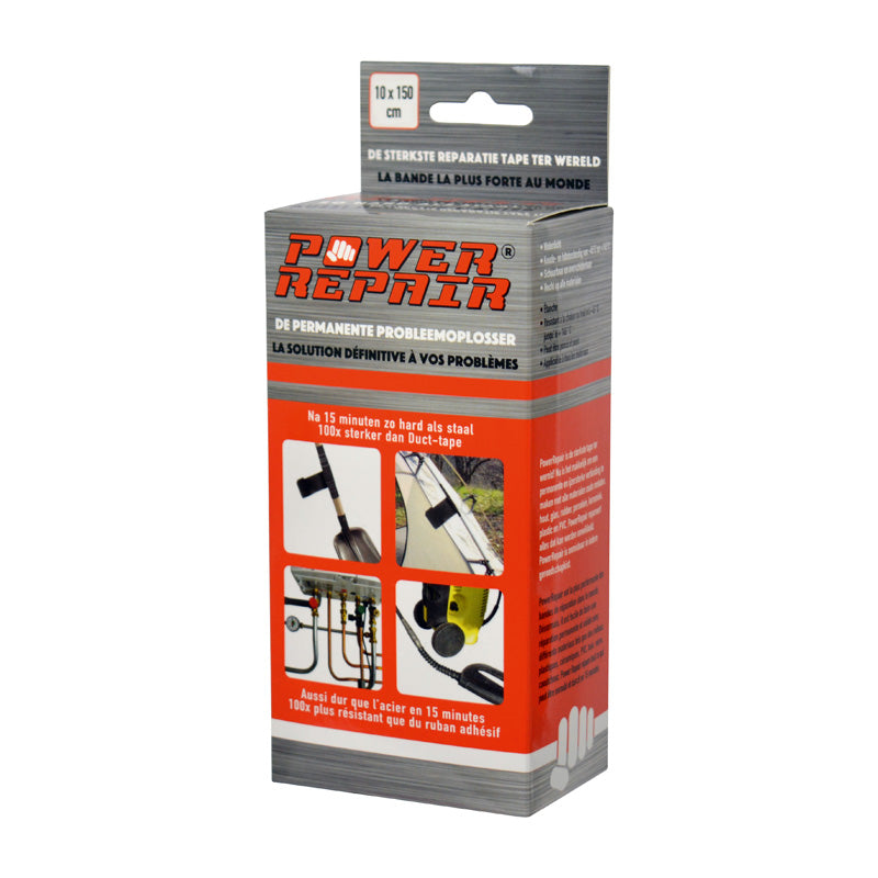 PowerRepair, Power Repair Tape 10x150cm, Vinyl, Grau