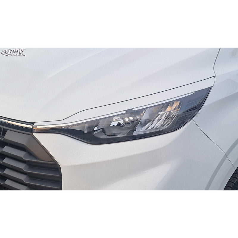RDX, Scheinwerferblende, Weiß, passt für Ford Transit Custom & Tourneo Custom (V710) (2023-)