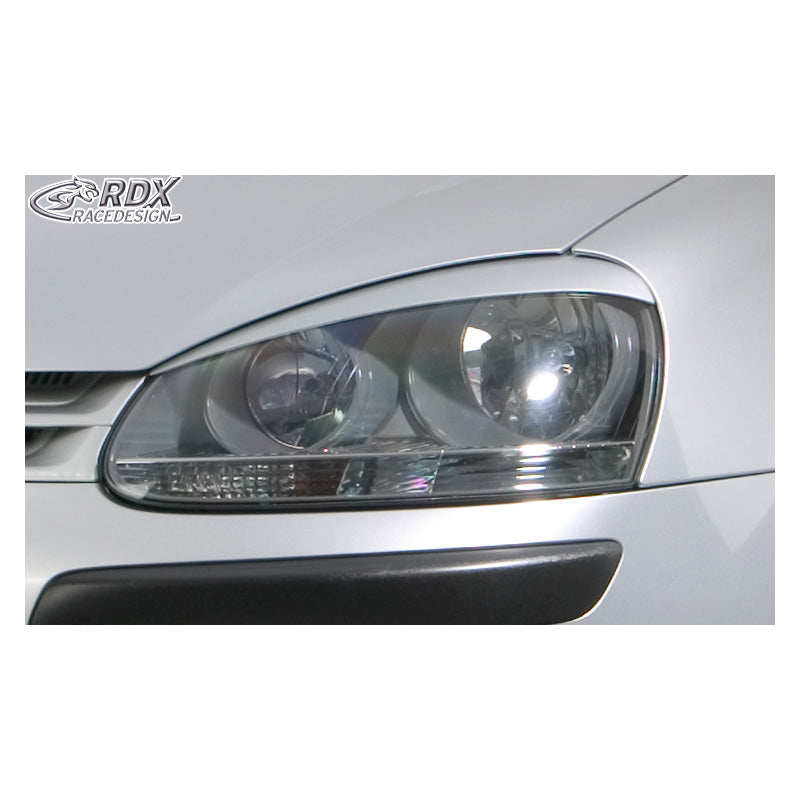 RDX Racedesign, Augenbrauen, Schwarz, Passend für Volkswagen Golf V (2003-2008) & Jetta (2005-2010), TÜV-geprüft