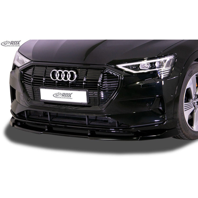 RDX Racedesign, Frontspoiler Vario-X passend für Audi E-Tron 2018- inkl. Sportback (PU), PU-Rim, Unlackiert