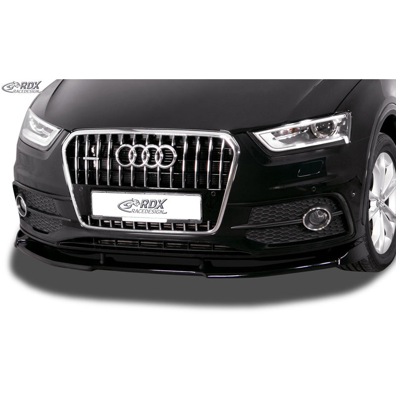RDX Racedesign, Frontspoiler Vario-X passend für Audi Q3 (8U) S-Line 2011-2014 (PU), PU-Rim, Unlackiert