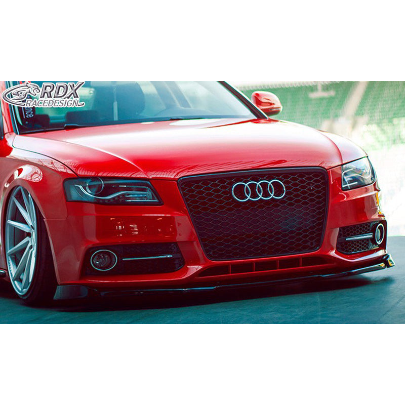 RDX Racedesign, Frontspoiler Vario-X passend für Audi A4 B8/B81 2008-2012 (PU), PU-Rim, Unlackiert
