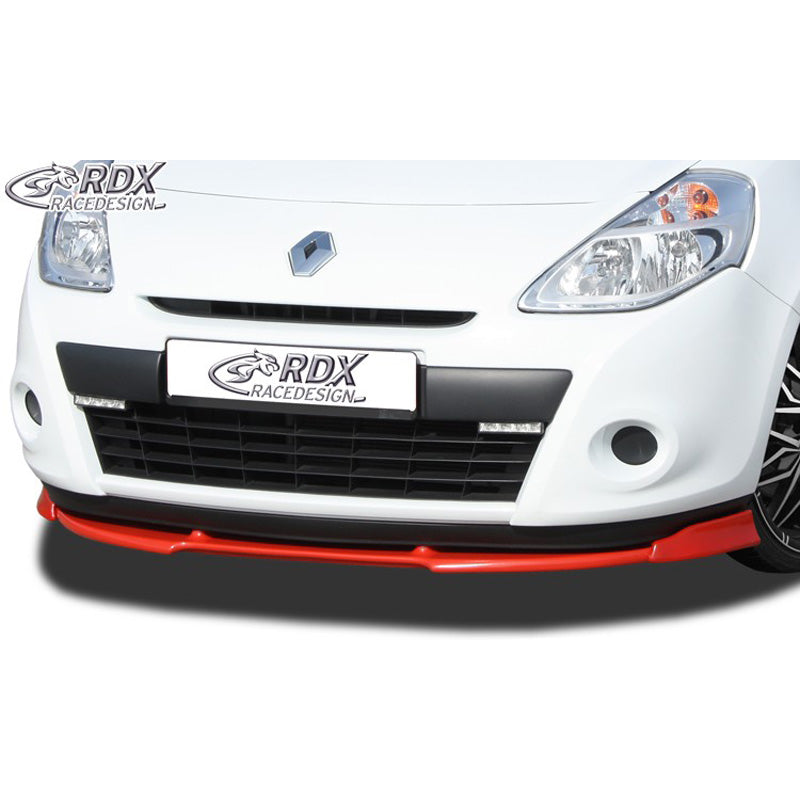 RDX Racedesign, Frontspoiler Vario-X, Passend für Renault Clio III Phase 2 (2009-2012), Unbehandeltes PU