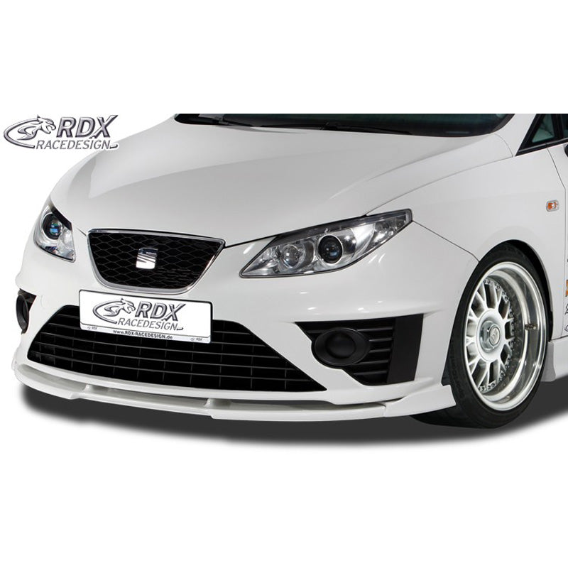 RDX Racedesign, Frontspoiler Vario-X, Passend für Seat Ibiza 6J (2008-2012) mit SE Body kit, Unbehandeltes PU