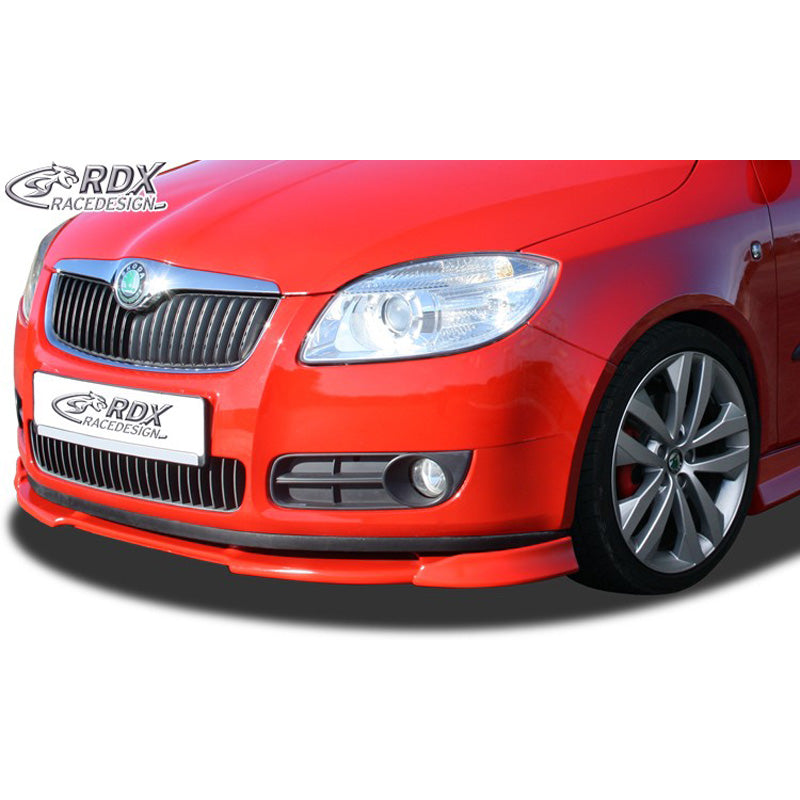 RDX Racedesign, Frontspoiler Vario-X, Passend für Skoda Fabia II 5J (2007-2010) und Roomster, Unbehandeltes PU