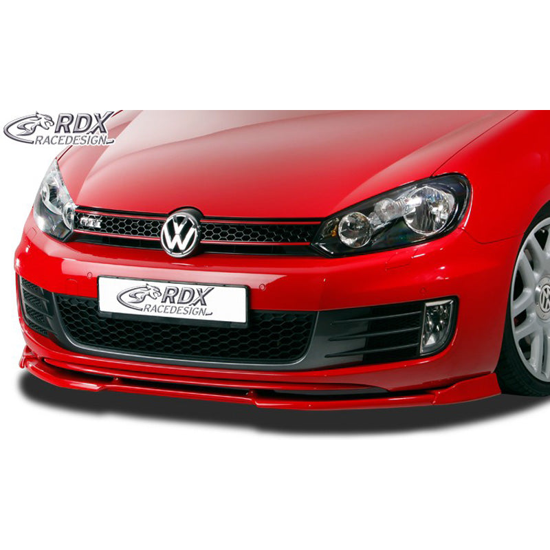 RDX Racedesign, Vario-X Frontspoiler, Passend für Volkswagen Golf VI GTD/GTi (2008-2012), Unbehandeltes PU