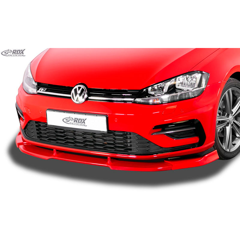 RDX Racedesign, Frontspoiler Vario-X, Passend für Volkswagen Golf VII R-Line Facelift 2017-, Unbehandeltes PU