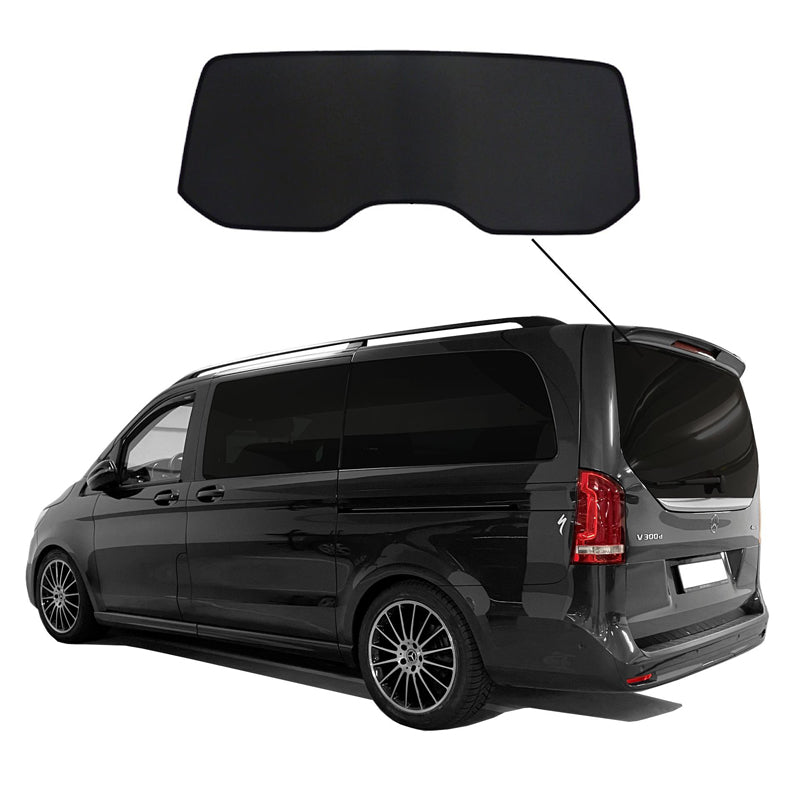 SunClip, Sonnengardine & Sonnenblende, passt für Mercedes V-Class W447 (2014-2024, nur Heckklappe)