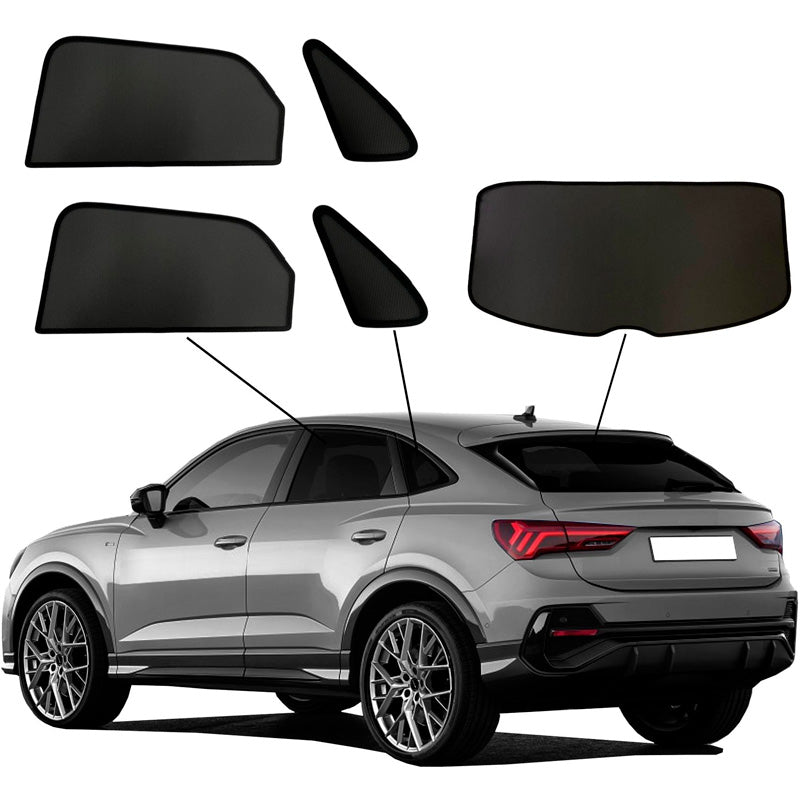 SunClip, Sonnenschutz & Sichtschutz, passt für Audi Q3 Sportback (F3N) (2019-)