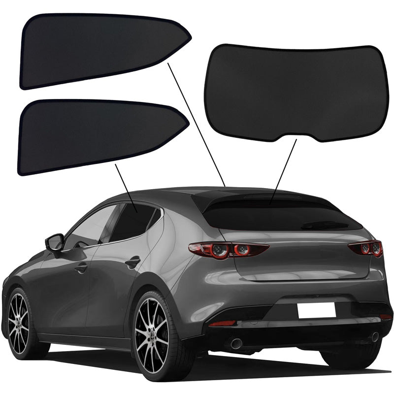 SunClip, Sonnenschutz, passt für Mazda 3 (BP) HB 5-Türer (2019-)