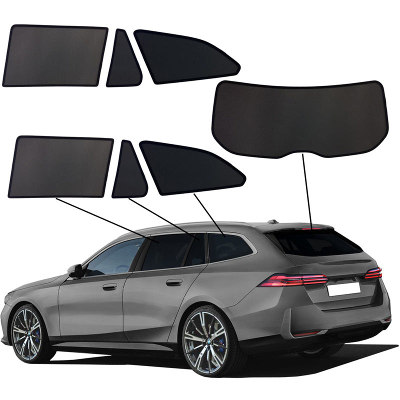 SunClip, Sonnenschutz & Privacy, passt für BMW 5-Series G61 Touring 2024- inkl. i5