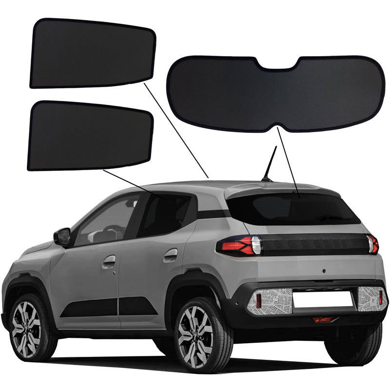 SunClip, Sonnenschutz und Sichtschutz, passt für Dacia Spring (EV) Facelift (2024-)