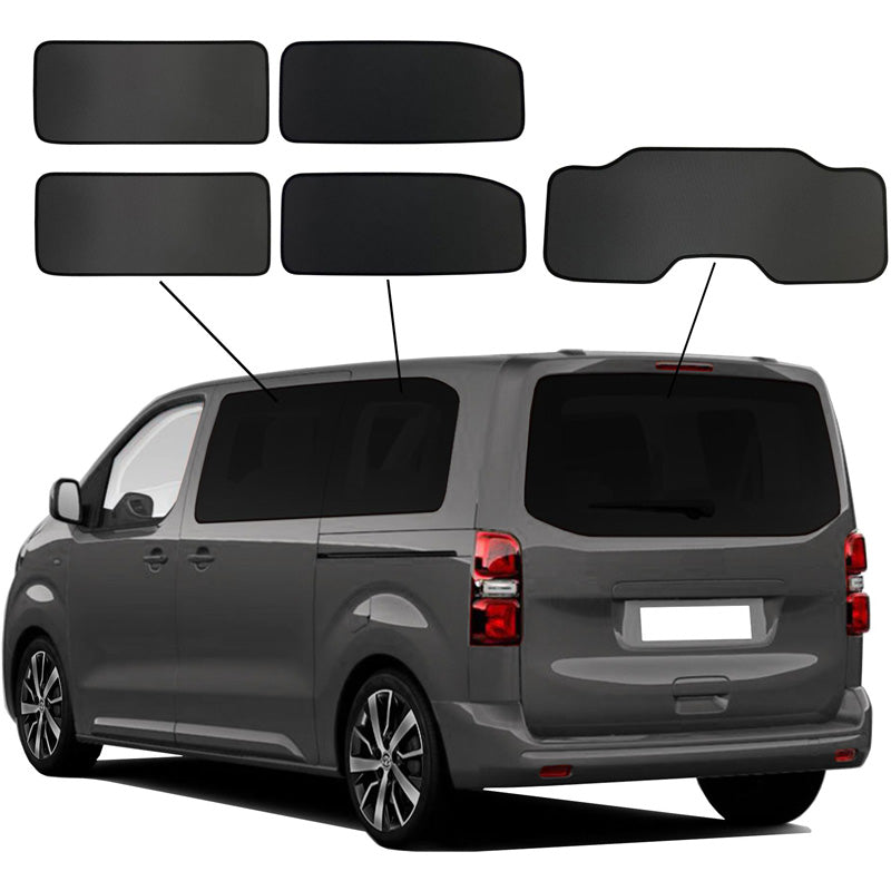 SunClip, Sonnenschutz, passt für Citroën Spacetourer XL (2016-), Fiat Ulysse (2022-), Opel Zafira Life L2 (2019-), Peugeot Traveller L2 (2016-), Toyota Proace Verso L2 (2016-)