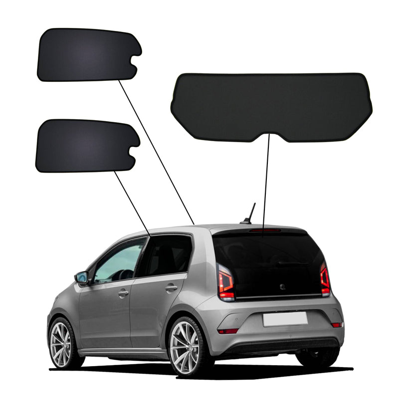 SunClip, Sonnenschutz & Sonnenfilter, passt für Volkswagen Up! & Seat Mii & Skoda Citigo 5-türig (2011-)
