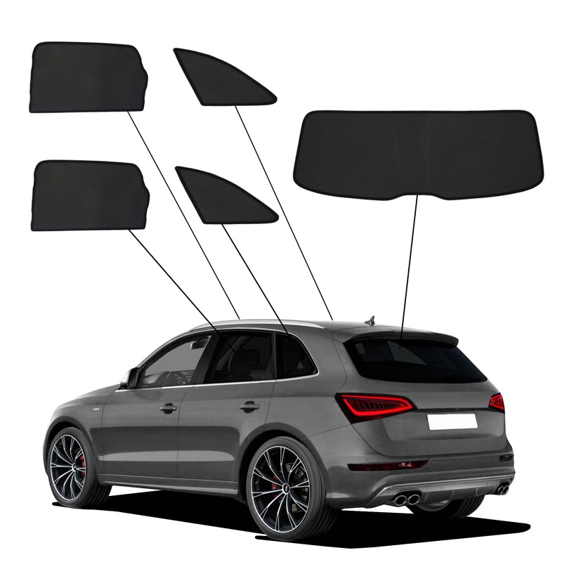 SunClip, Sonnenrollo und Sichtschutz, passt für Audi Q5 (8R) (2008-2016)