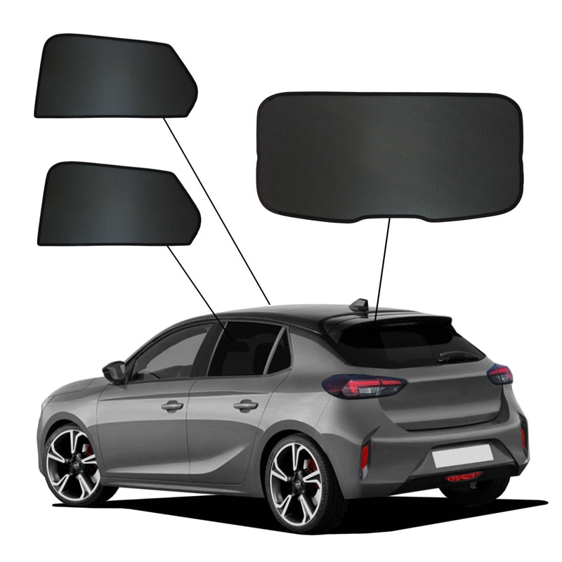 SunClip, Sonnenschutz & Privatsphäre, passt für Opel Corsa F 5-Türer (2019-)