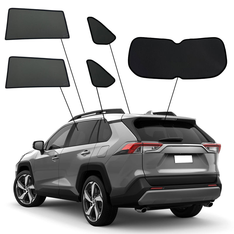 SunClip, Sonnenschutz und Sichtschutz, passend für Toyota RAV4 V (2018-2025)