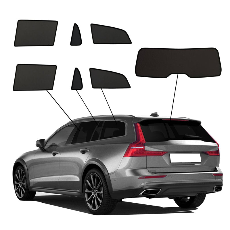 SunClip, Sonnenschutz & Sichtschutz, passt für Volvo V60 II (2018-)