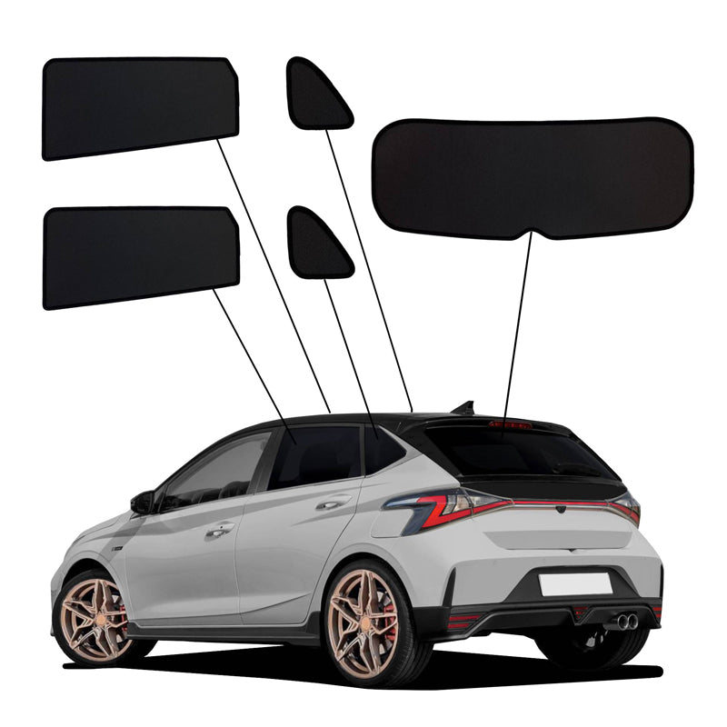 SunClip, Sonnenschutzvorhang und Sichtschutz, passend für Hyundai i20 III (BC3) (2020-)