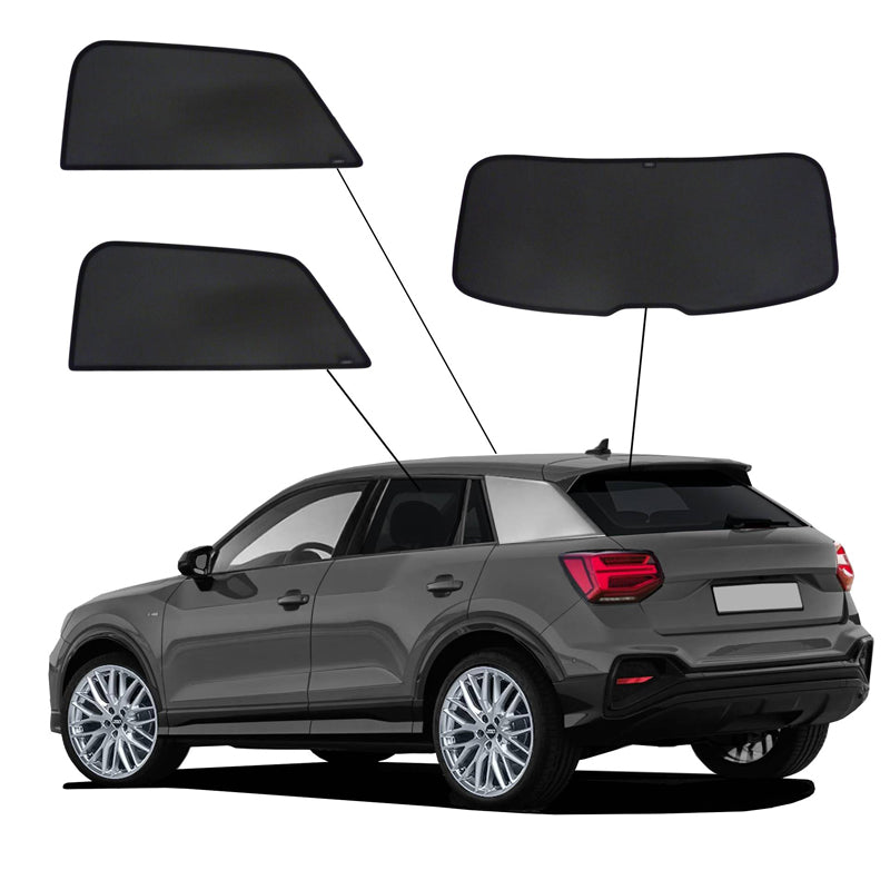 SunClip, Sonnenschutz und Sichtschutz, passt für Audi Q2 (GA) (2016-)