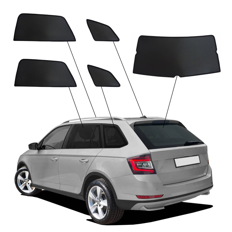 SunClip, Sonnenschutz und Sonnenschutz, passt für Skoda Fabia III (NJ5) Kombi (2014-2022)