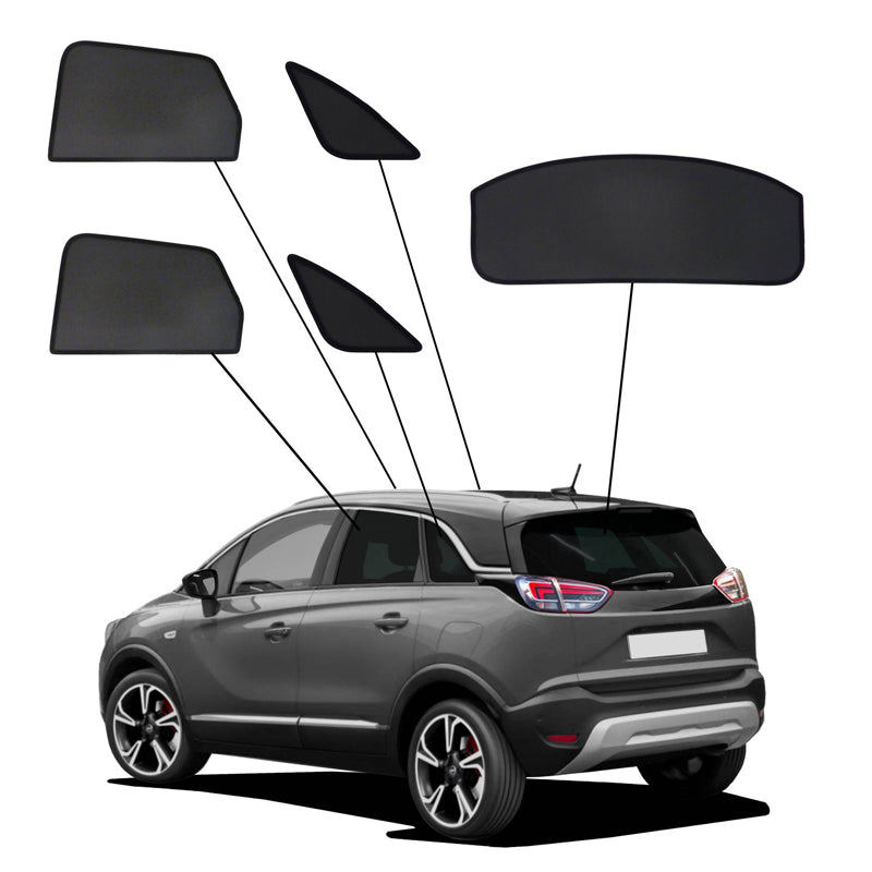 SunClip, Sonnenschutz & Privatsphärenschutz, passend für Opel Crossland X (2017-)