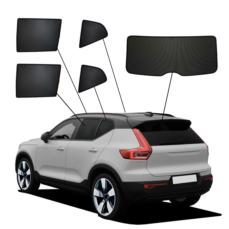 SunClip, Sonnenschutz & Privatsphäre, passend für Volvo XC40 (2017-) & EX40 (2024-)