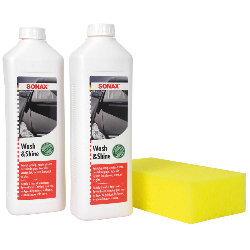 SONAX, Sonax 314.741 Wash & Shine shampoo set, Weiss