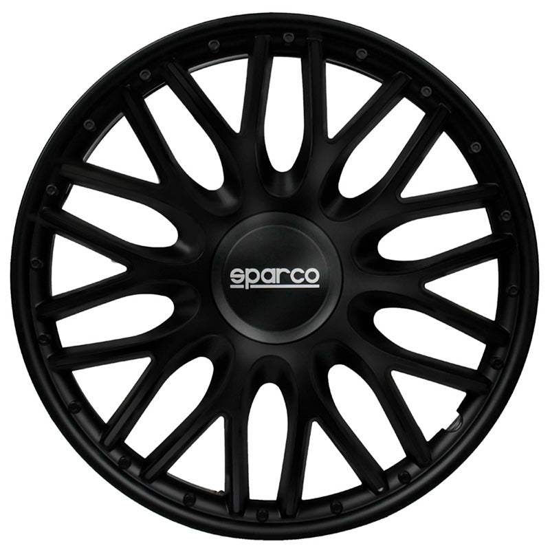 Sparco, Radzierblenden Roma - 13-Zoll - Schwarz - Satz mit 4 Stück, ABS