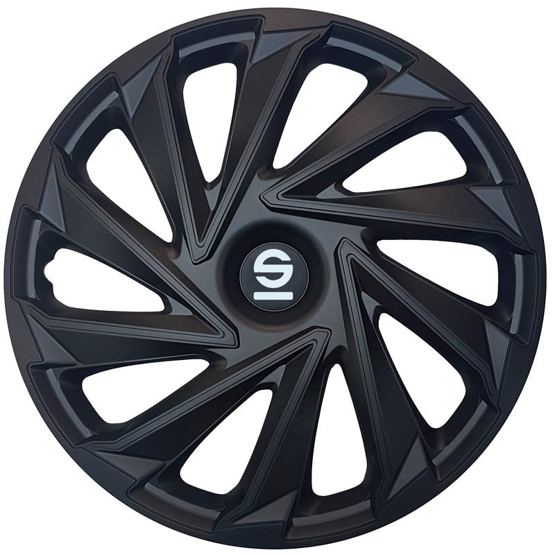 Sparco, Radkappen, 4 Stk, Varese, 14 Zoll, Schwarz
