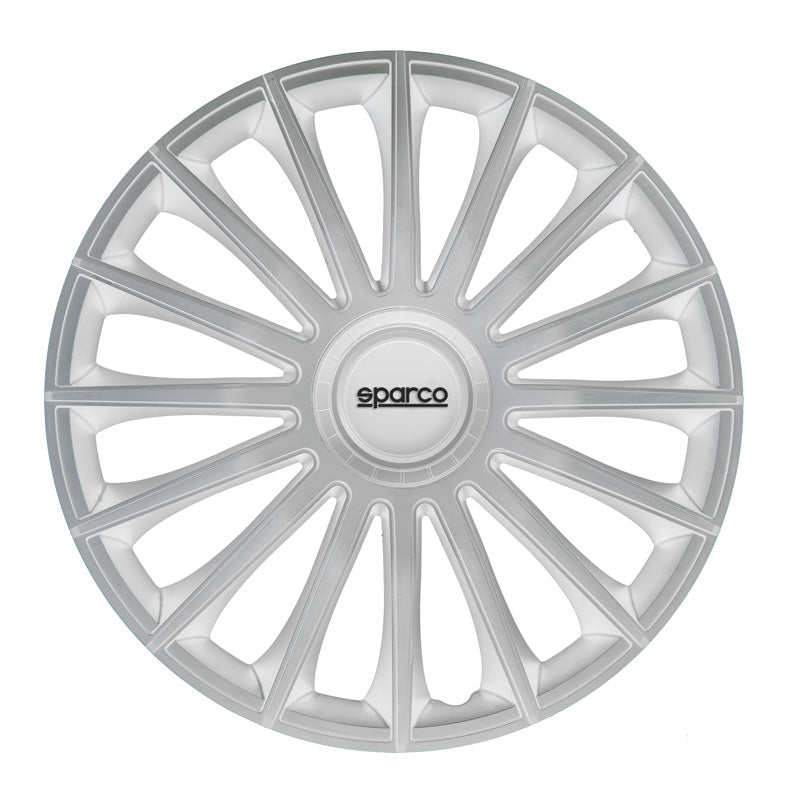 Sparco, Radzierblenden Treviso - 16-Zoll - Silber - Satz mit 4 Stück, ABS
