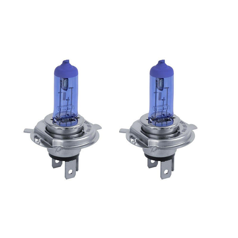 Simoni Racing, Halogen Birnen Blue Ice Racing H19 (PU43T-3) (4200K) 12V/60-55W, Satz à 2 Stück ECE-R37, Blau