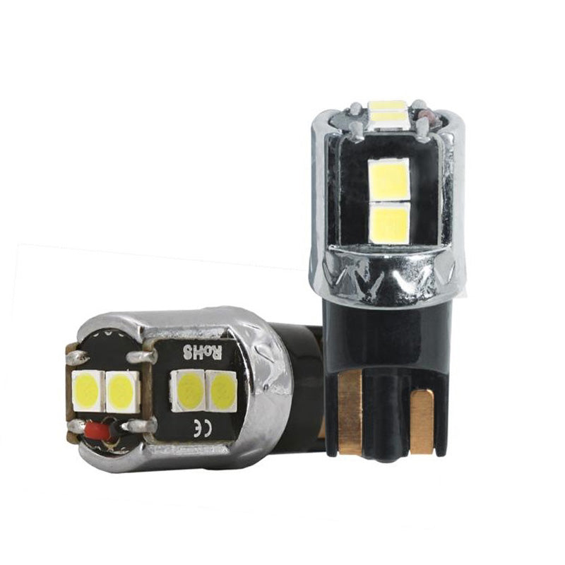 Simoni Racing, T10 6-LED Leuchtmittel Canbus No-Polarity - High Brightness SuperWeiß - Satz à 2 Stück, Weiss