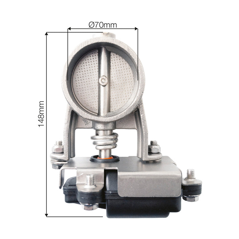 Simoni Racing, Universelles Auspuffventilsystem, Ø70mm, Mit Schalter & Kabelsatz