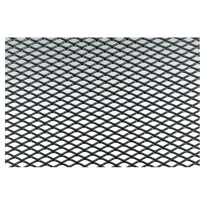 Simoni Racing, Alu Renngitter Schwarz - 125x20cm - Feinmaschig, Aluminium