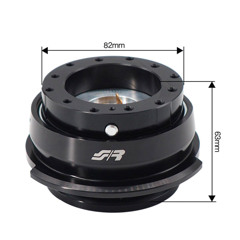 Simoni Racing, Quick Release für Lenkradnabe, 63 mm, Durchmesser 82 mm, Optimal für Racing