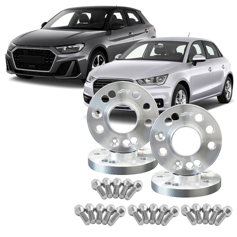 Simoni Racing, Spurverbreiterungs-Kit, Aluminium, 2x16 mm (VA) - 2x20 mm (HA), passt zu Audi verschiedene
