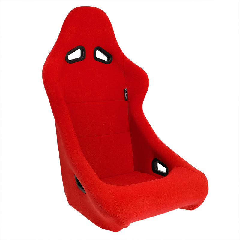 AutoStyle, Sportsitz 'Zandvoort', Rot, Feste Rückenlehne, Inkl. Schienen
