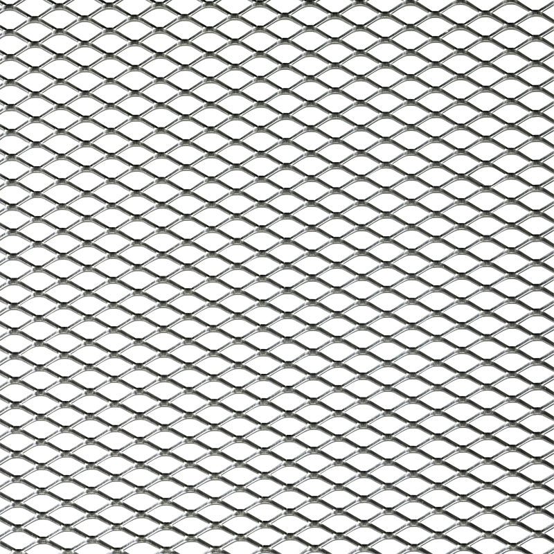 AutoStyle, Renngitter Aluminium - Rautendesign 16x8mm - 125x25cm