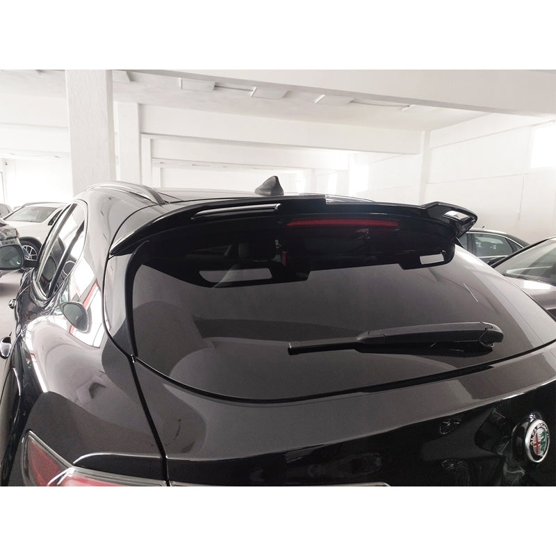 Motordrome, Dachspoiler, Unlackiert PU, Passend für Alfa Romeo Stelvio 2017-, Sportliches Design