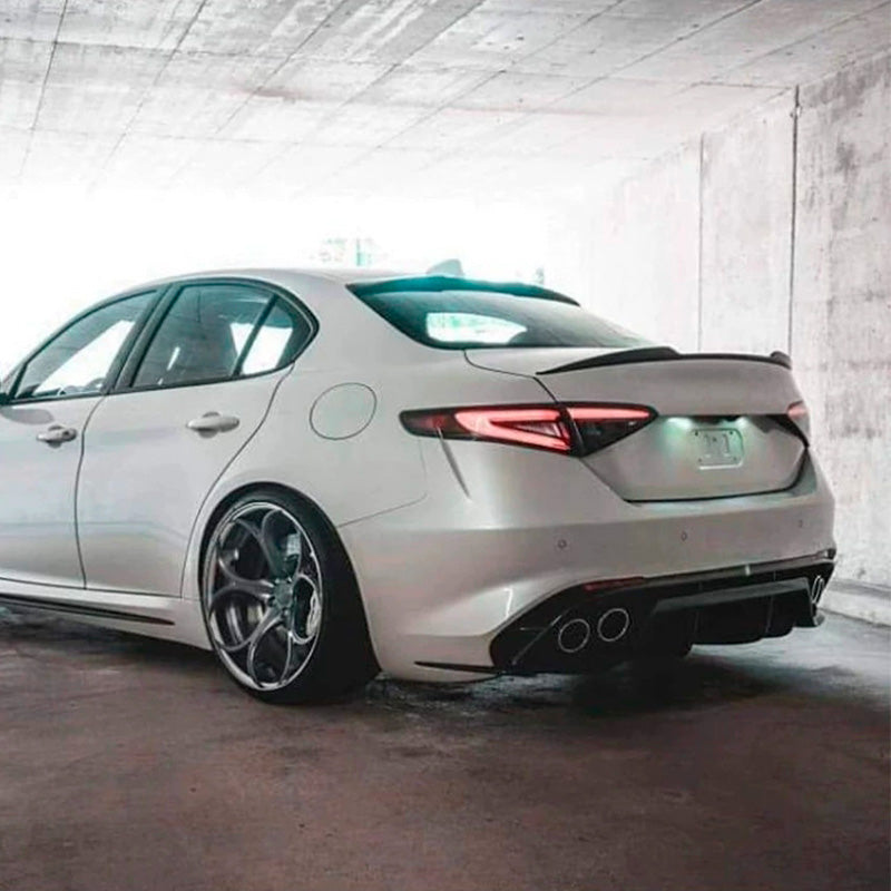 AutoStyle, Heckspoiler, ABS Hochglanz-Schwarz, passt zu Alfa Romeo Giulia (952) (2015-)