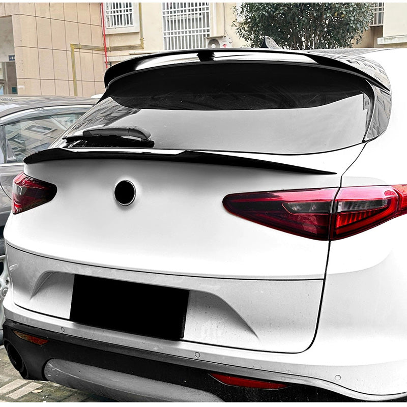 AutoStyle, Heckspoiler, ABS Hochglanz-Schwarz, passt zu Alfa Romeo Stelvio (949) (2016-)