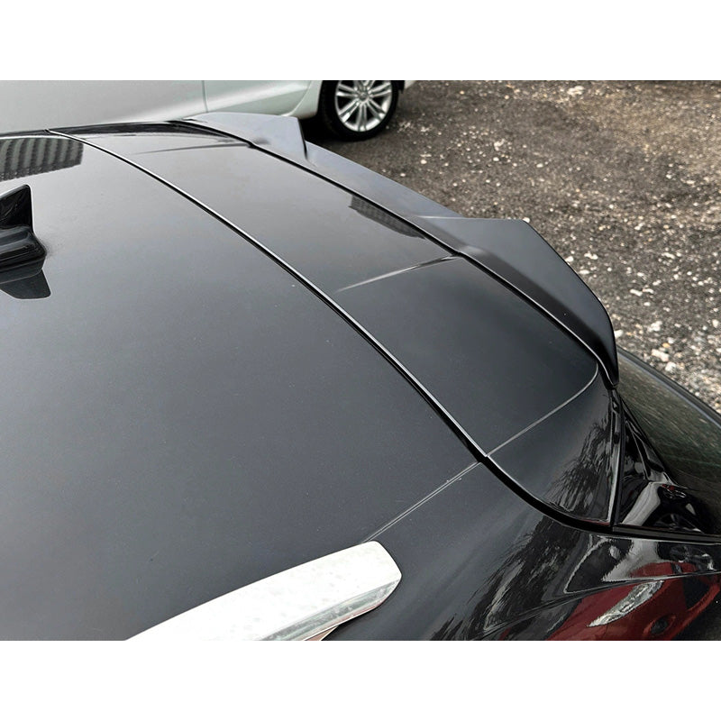 AutoStyle, Dachspoiler (Spoiler Cap), Glanz Schwarz, passt zu Audi A4 (B9) Avant S-Line/S4 (2015-2024)