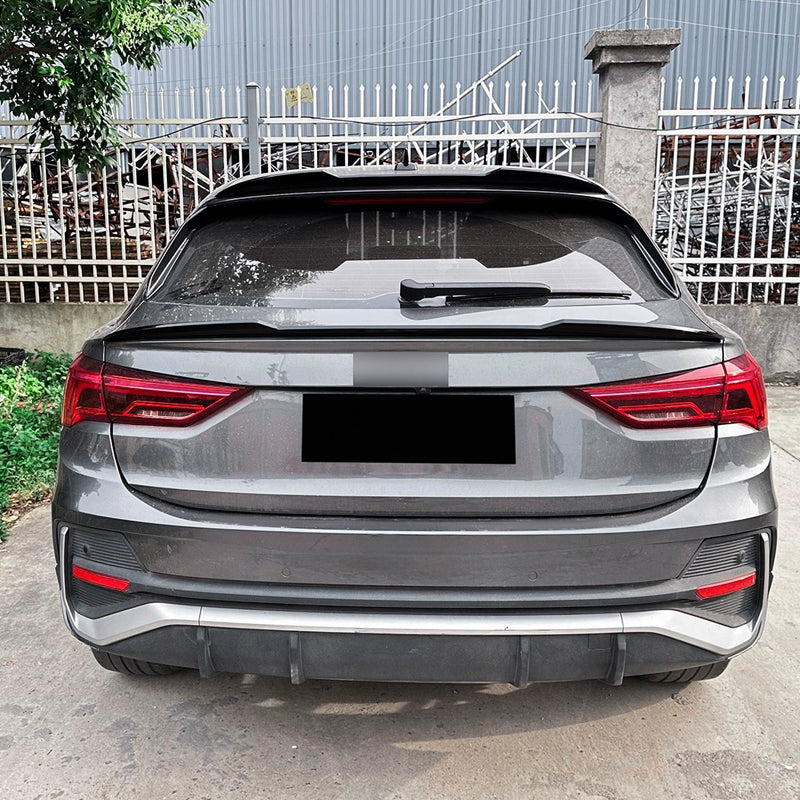 AutoStyle, Bagspoiler, Blank sort, passer til Audi Q3 (F3N) Sportback (2019-2025)